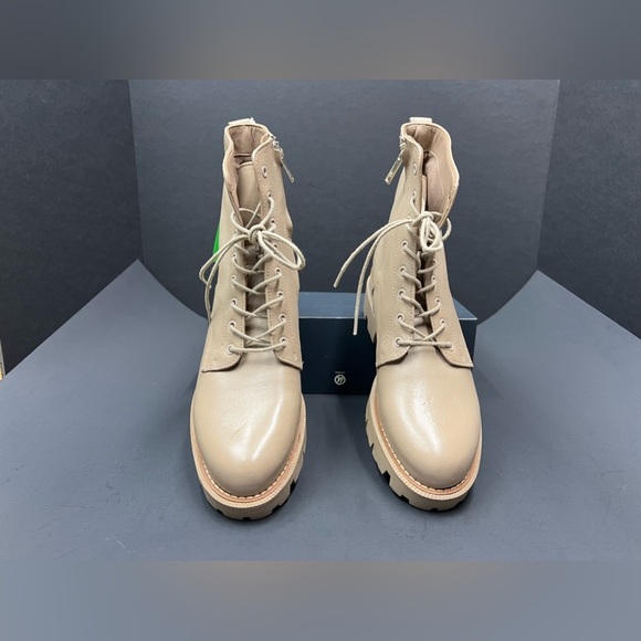 SAME EDELMAN Garret Ivory Leather boots, NEW - Picture 3 of 13